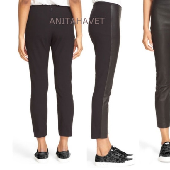 Rag & Bone Josephine Leather Pants Black - Picture 4 of 6